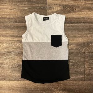 Little Bipsy- Color block tank 2T-3T
